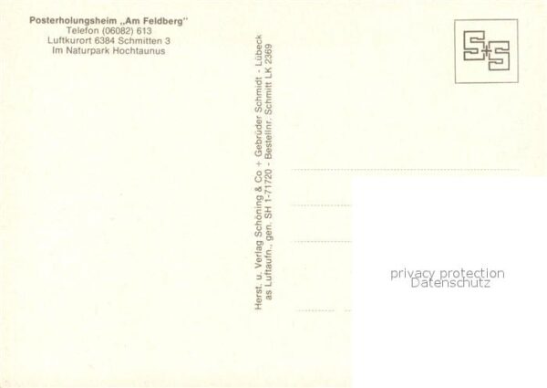 Schmitten Taunus Fliegeraufnahme Posterholungsheim Am Fe – Bild 2