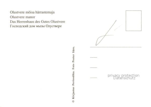Estland Herrenhaus Gut Olustvere – Bild 2