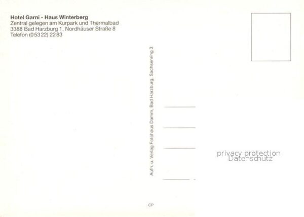 Bad Harzburg Hotel Garni Haus Winterberg – Bild 2