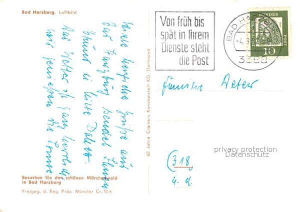 Harzburg Bad Fliegeraufnahme Kirche – Bild 2