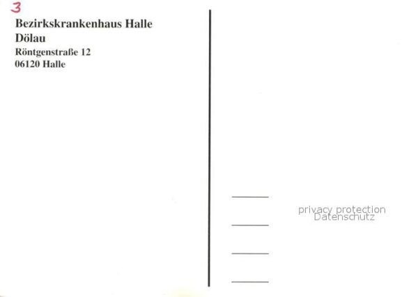 Halle Saale Bezirkskrankenhaus – Bild 2