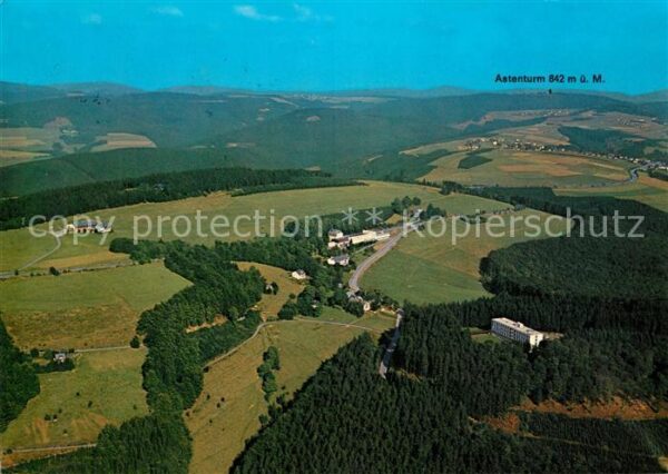 Hoheleye Fliegeraufnahme Astenturm