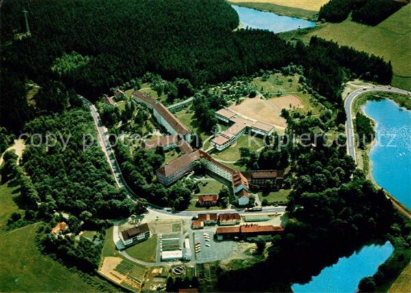 Clausthal-Zellerfeld Fliegeraufnahme Kurklinik Erbprinzentan