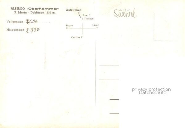 Aufkirchen Toblach Gasthof Oberhammer Waldmeisterhof – Bild 2