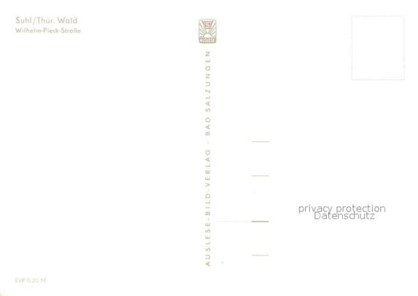 Suhl Thueringer Wald Wilhelm Pieck Straße – Bild 2