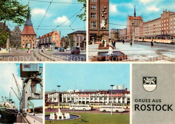 Rostock Steintor Lange Straße Oberseehafen Bahn
