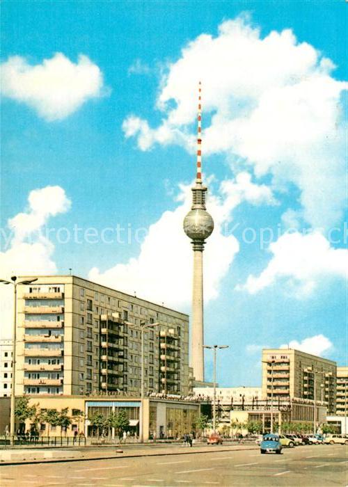Berlin Karl Marx Allee Fernsehturm