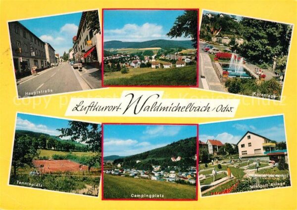 Waldmichelbach Hauptstrasse Tennisplatz Campingplatz M