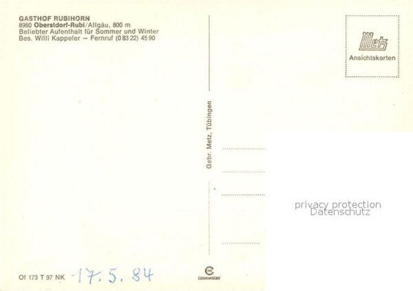 Rubi Oberstdorf Gasthof Rubihorn – Bild 2