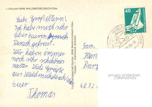 Waldmichelbach Teilansichten Wassertreten – Bild 2