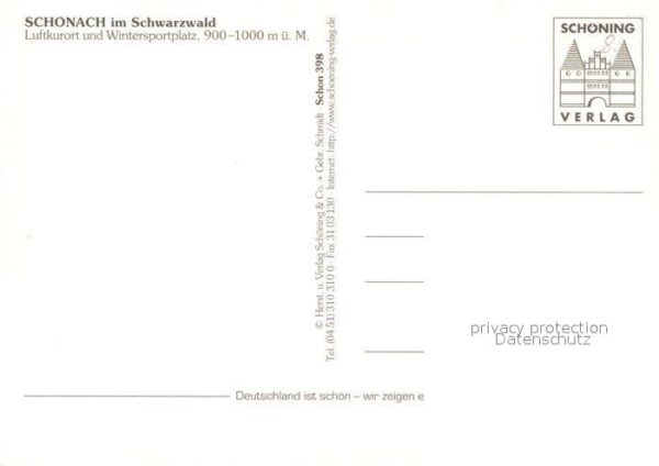 Schonach Schwarzwald Ortsansichten – Bild 2
