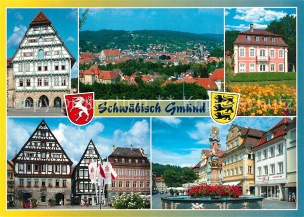 Schwaebisch Gmuend Ortsansichten Fachwerkhäuser