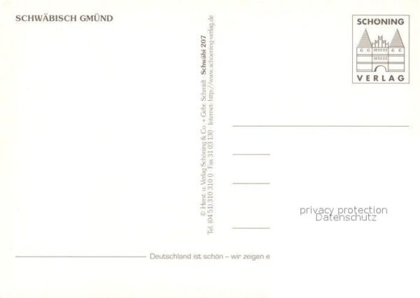 Schwaebisch Gmuend Ortsansichten Fachwerkhäuser – Bild 2