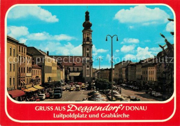 Deggendorf Donau Luitpoldplatz Grabkirche