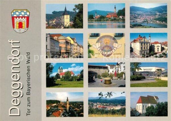 Deggendorf Donau Stadtplatz Sonnenuhr Stadtmuseum Stadth