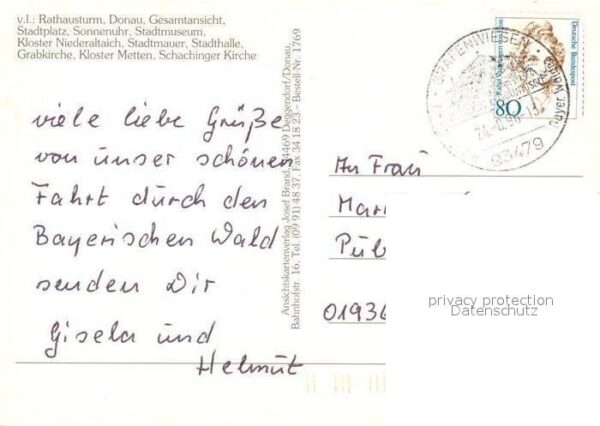Deggendorf Donau Stadtplatz Sonnenuhr Stadtmuseum Stadth – Bild 2