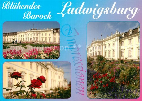 Ludwigsburg Wuerttemberg Blühendes Barock
