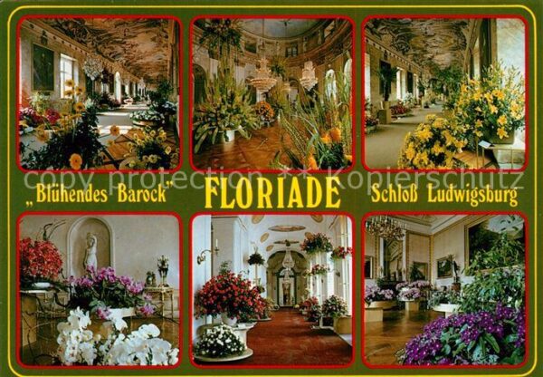 Ludwigsburg Wuerttemberg Residenzschloss Blühendes Barock Floria