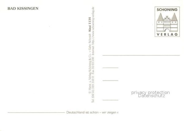 Bad Kissingen Kurpark Rathaus Tattersall Bahnhof – Bild 2