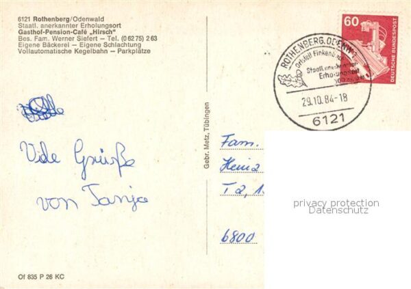 Rothenberg Odenwald Gasthof-Pension Hirsch – Bild 2