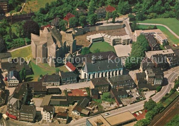 Neviges Velbert Fliegeraufnahme Neue Wallfahrtskirche P