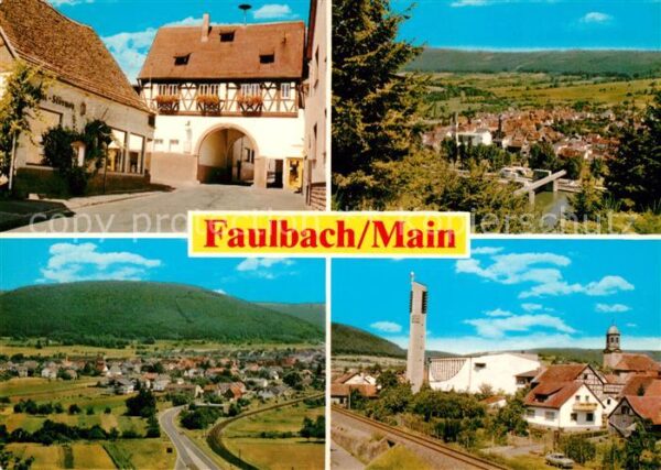 Faulbach Unterfranken Ortsansichten