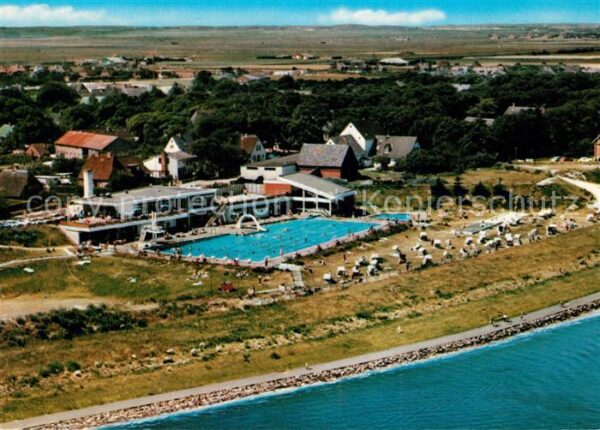 Sylt Keitumer Meerwasserbad Fliegeraufnahme