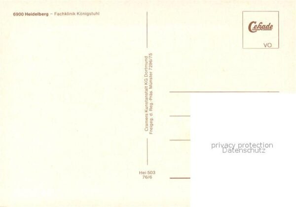 Heidelberg Neckar Fachklinik Königstuhl Fliegeraufnahme – Bild 2