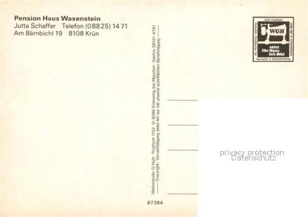 Kruen Pension-Haus Waxenstein – Bild 2
