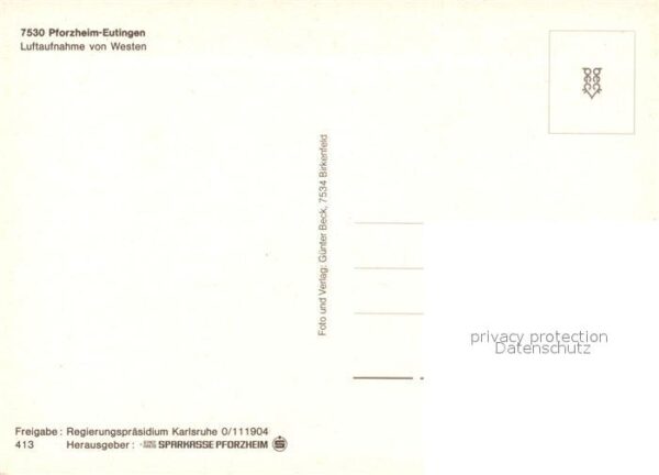 Eutingen Pforzheim Fliegeraufnahme – Bild 2