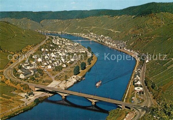 Zell Mosel Fliegeraufnahme