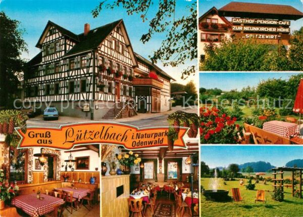 Luetzelbach Odenwald Gasthaus-Pension Zur Neunkircher Höhe