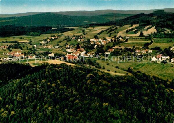 Hesselbach Odenwald Fliegeraufnahme
