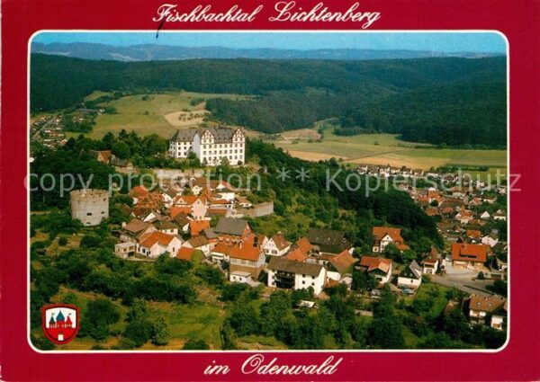 Lichtenberg Odenwald Fliegeraufnahme