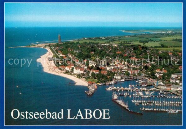 Laboe Fliegeraufnahme Kieler Förde