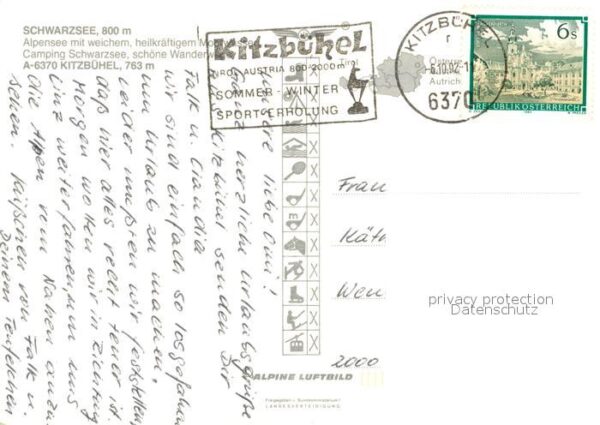 Kitzbuehel Tirol Schwarzsee Fliegeraufnahme – Bild 2