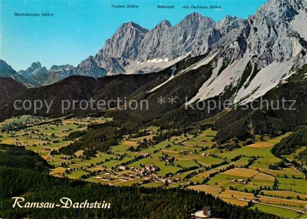 Ramsau Dachstein Steiermark Fliegeraufnahme
