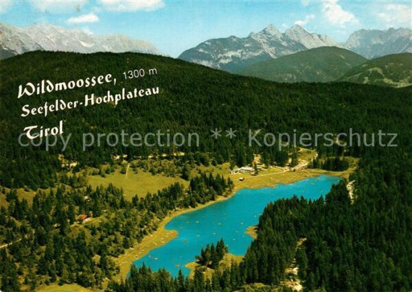 Wildmoos Wildmoossee Fliegeraufnahme Hohe Munde