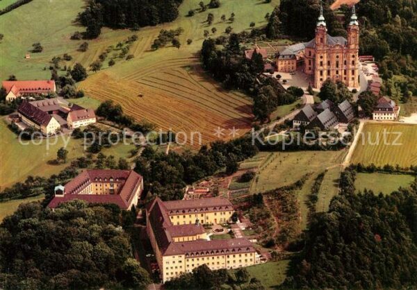 Staffelstein Fliegeraufnahme Basilika Vierzehnheilig