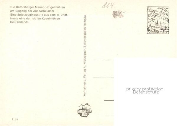 Marktschellenberg Untersberger Marmorkugelmühlen Almbachk – Bild 2