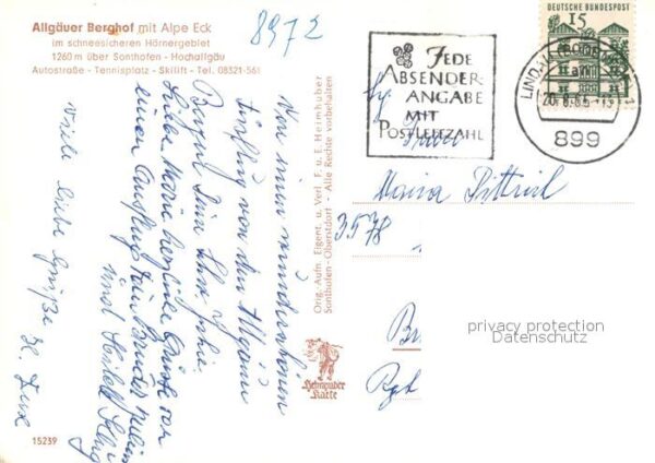 Gunzesried Allgäuer Berghof Alpe Eck – Bild 2