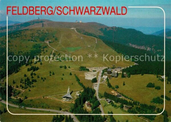 Feldberg Schwarzwald Fliegeraufnahme