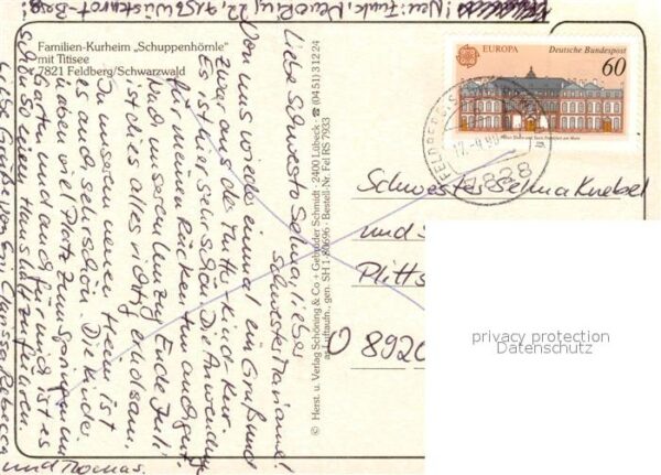 Feldberg Schwarzwald Fliegeraufnahme Familienkurheim Schuppe – Bild 2