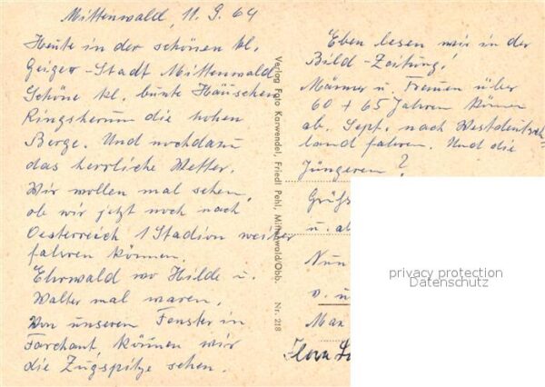 Mittenwald Bayern Terrassen Cafe Hotel Rieger Bozner Wein – Bild 2