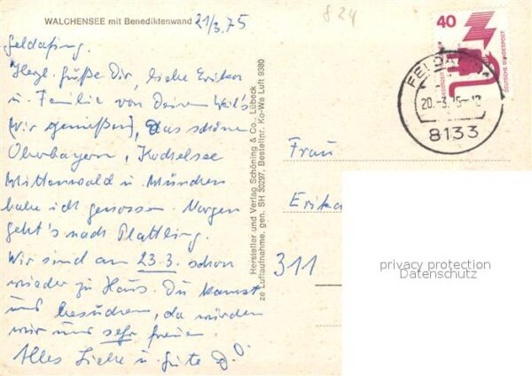 Walchensee Fliegeraufnahme Benediktinerwand – Bild 2
