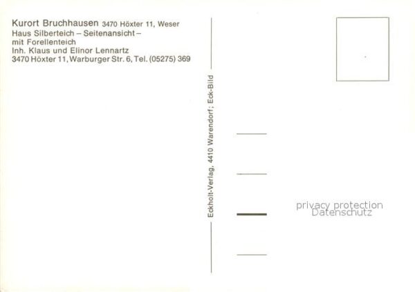 Bruchhausen Hoexter Haus Silberteich Forellenteich – Bild 2