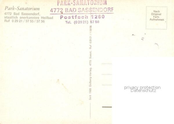 Bad Sassendorf Park Sanatorium – Bild 2