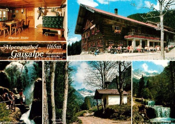 Reichenbach Oberstdorf Alpengasthaus Gaisalpe