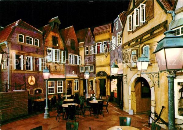 Bremen Brauhaus Marktplatz Nachtaufnahme