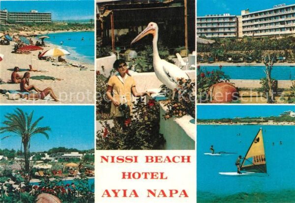 Ayia Napa Agia Napa Nissi Beach Hotel Schwimmbad Surfer